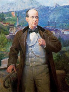 伊格納西奧 狄亞玆 奧拉諾 Retrato de Leon Urigoitia 伊格納西奧 狄亞玆 奧拉諾 Retrato de Leon Urigoitia